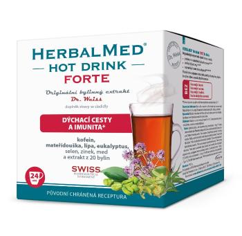 Dr. Weiss HerbalMed Hot Drink Forte s kofeinem 24 sáčků