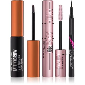 Maybelline Make-Up Set set za zvýhodněnou cenu na oči a obočí Medium Brown