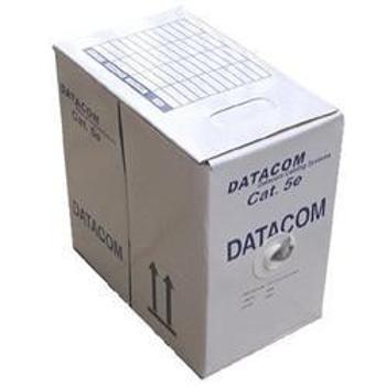 DATACOM UTP flex,Cat5e PVC,šedý,305m,lanko