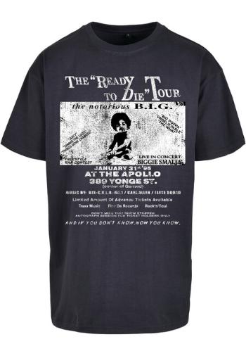 Mr. Tee Bigie Retro Poster Tee navy - S