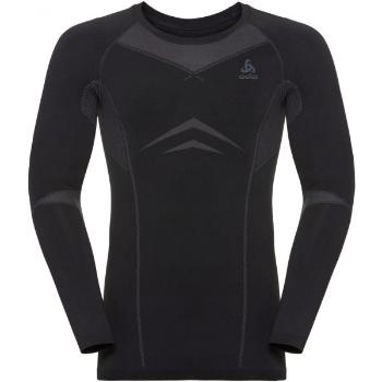 Odlo SUW MEN'S TOP L/S CREW NECK PERFORMANCE EVOLUTION WARM Pánské triko, černá, velikost