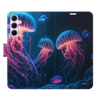 Flipové pouzdro iSaprio - Jellyfish - Samsung Galaxy A55 5G