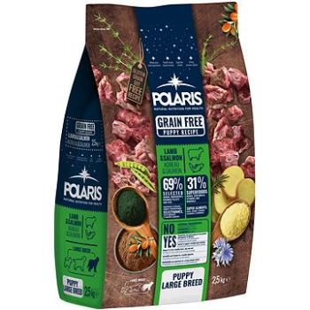 Polaris bezobilné granule s čerstvým masem Junior Large Breed jehně, losos 2,5kg (5999566110580)