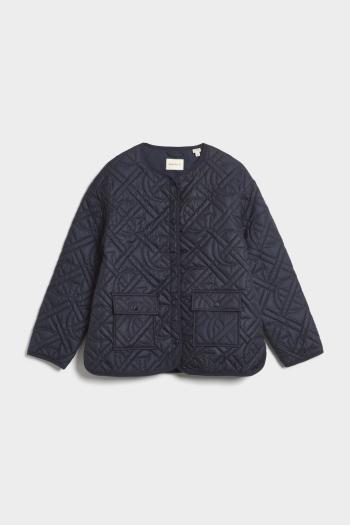 BUNDA GANT MONOGRAM QUILTED LINER JACKET EVENING BLUE