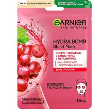 GARNIER Skin Naturals textilní maska s výtažkem z hroznů proti stárnutí pleti, 28 g (3600542385619)