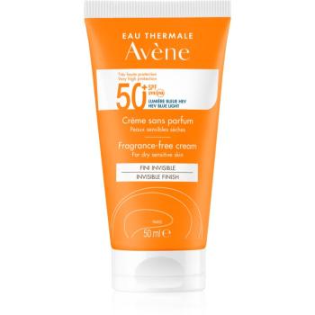 Avène Sun Fragrance-Free Cream opalovací krém SPF 50+ 50 ml