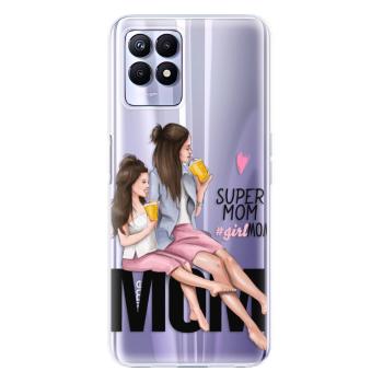 Odolné silikonové pouzdro iSaprio - Milk Shake - Brunette - Realme 8i