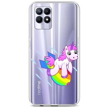 TopQ Kryt Realme 8i silikon Flying Unicorn 69883 (Sun-69883)