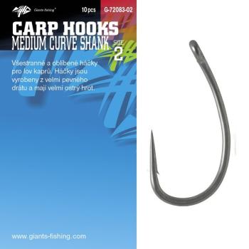 Giants Fishing Háček s očkem Medium Curve Shank 10ks - vel.6