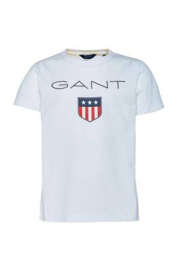 TRIČKO GANT D1. GANT SHIELD SS T-SHIRT WHITE