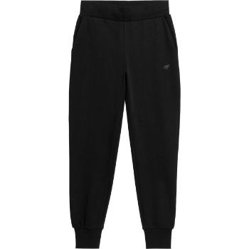 4F TROUSERS CAS Dámské tepláky, černá, velikost