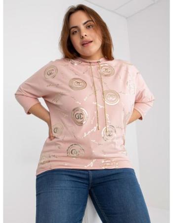 Dámská halenka plus size MARA růžová  