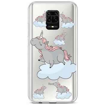 TopQ Xiaomi Redmi Note 9 Pro silikon Grey Unicorns 52518 (Sun-52518)