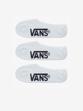 Vans Classic Super No Show Ponožky 3 páry Bílá