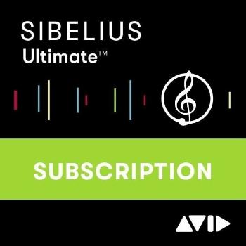 AVID Sibelius Ultimate Annual New Subscription for Students & Teachers