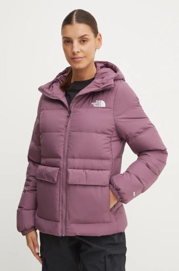 Bunda The North Face Gotham dámská, růžová barva, zimní, NF0A84IW1NI1