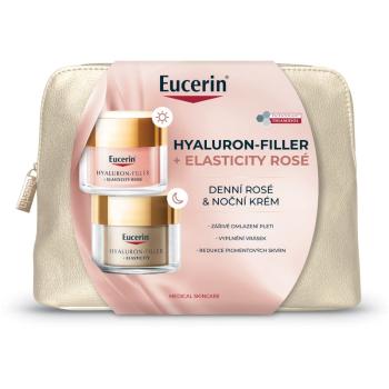 Eucerin Hyaluron-Filler + Elasticity Rosé vánoční dárková sada vyplňující vrásky 2x50 ml