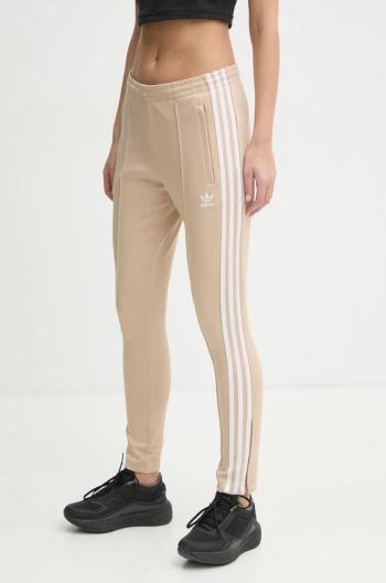 Tepláky adidas Originals Adicolor béžová barva, s aplikací, IZ2837