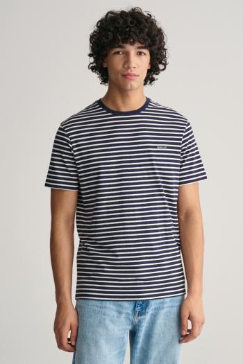 TRIČKO GANT STRIPED T-SHIRT EVENING BLUE