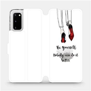 Flipové pouzdro na mobil Samsung Galaxy S20 - M046P Be yourself (5903516168620)