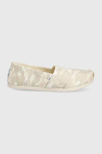 Espadrilky Toms Alpargata béžová barva