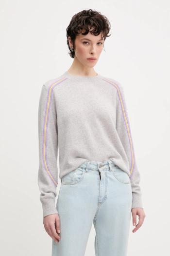Kašmírový sveter FROM FUTURE dámsky, šedá farba, WPR02602