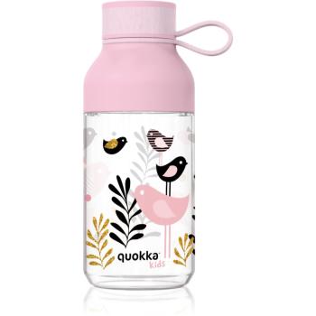 Quokka Ice Kids láhev s poutkem Birds 430 ml