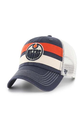 Kšiltovka 47 brand NHL Edmonton Oilers tmavomodrá barva, s aplikací, H-CLBBN06GWP-VN