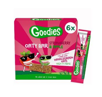 Goodies Ovesné tyčinky Jahody a jablko 6x23 g