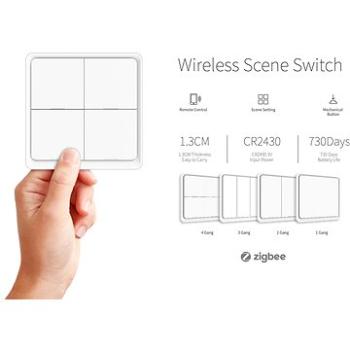 iQtech Smartlife SC04 Přepínač scén 4x, Zigbee 3.0 (IQTA132)