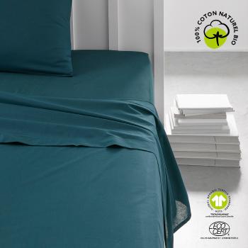 Today  Drap Plat 240/300 Coton TODAY Organic Paon  Plachty Modrá