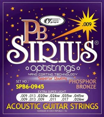 Gorstrings Sirius SPB6-0945 Struny pre akustickú gitaru