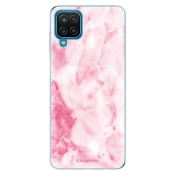 Odolné silikonové pouzdro iSaprio - RoseMarble 16 - Samsung Galaxy A12