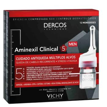 Vichy Kúra proti vypadávání vlasů pro muže Aminexil Clinical 12 x 6 ml