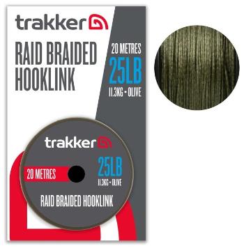 Trakker návazcová šňůrka raid braided hooklink 20 m - 0,35 mm 25 lb 11,3 kg