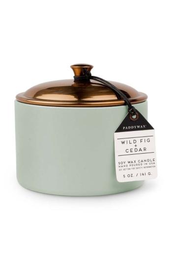 Vonná sójová svíčka Paddywax Wild Fig and Cedar, 141 g