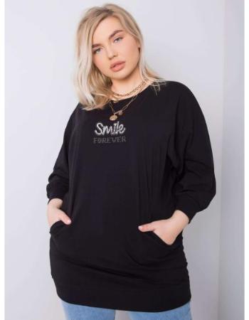 Dámská halenka plus size MESSINA černá