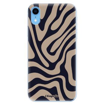 Odolné silikonové pouzdro iSaprio - Zebra Black - iPhone XR