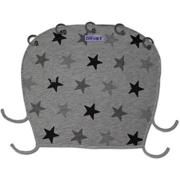 Dooky univerzální clona Design Grey Stars (5038278000472)