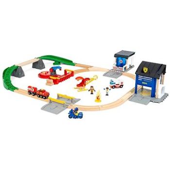 BRIO WORLD 36025 Vlaková sada záchranářského týmu  (7312350360257)