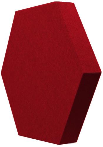 Mega Acoustic HexaPET 3 cm Dark Red Absorpční penový panel