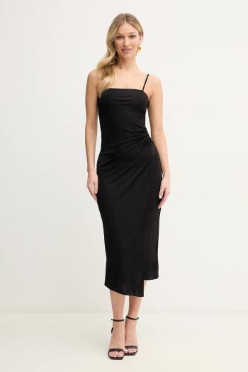 Šaty Armani Exchange čierna farba, mini, priliehavá, XW000363 AF12979