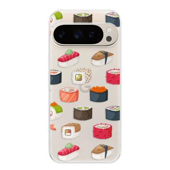 Odolné silikonové pouzdro iSaprio - Sushi Pattern - Google Pixel 9 / 9 Pro