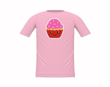 Dětské tričko Kawaii cupcake