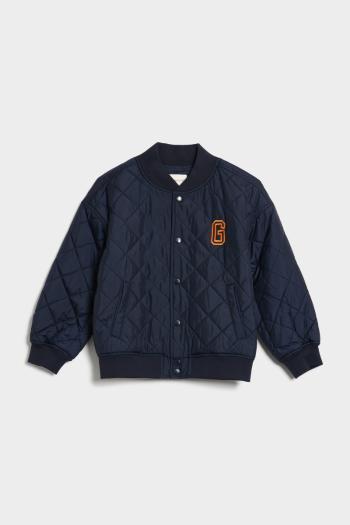 BUNDA GANT QUILTED GANT VARSITY JACKET EVENING BLUE