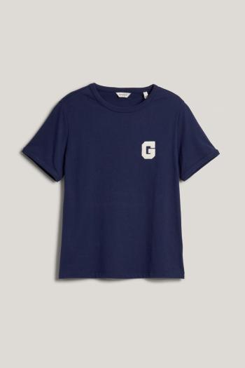 TRIČKO GANT REG G BADGE SS T-SHIRT CLASSIC BLUE