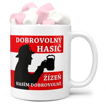 Hrnek Dobrovolný hasič (Náplň hrníčku: Marshmallow)