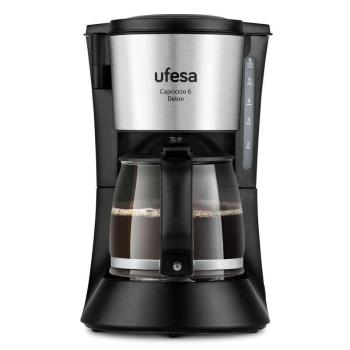 Ufesa CG7115 Capriccio 6 Delux Filteres Kávéfőző 600W, 0,6l, Fekete