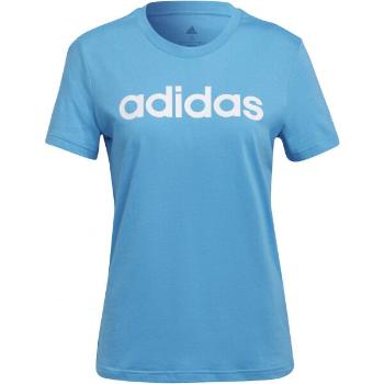 adidas LINEAR TEE Dámské tričko, modrá, velikost