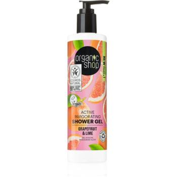 Organic Shop Grapefruit & Lime aktivní sprchový gel 280 ml